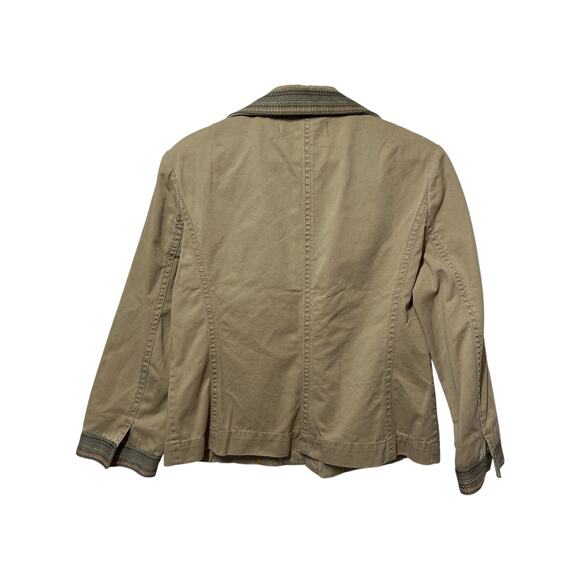 J. Crew Weathered Broken-In Chino Classic Twill Vintage Jacket Cotton Size 8 - Picture 8 of 14